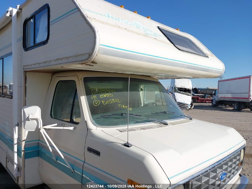 1991 Ford Econoline E350 Cutaway Van VIN: 1FDKE30HXMHB05312 Lot: 12423744