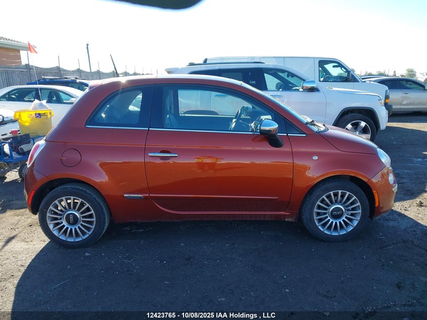 2013 Fiat 500 Lounge VIN: 3C3CFFCR3DT534356 Lot: 12423765