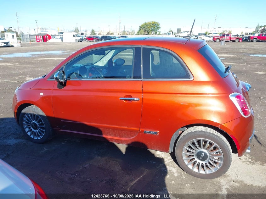 2013 Fiat 500 Lounge VIN: 3C3CFFCR3DT534356 Lot: 12423765