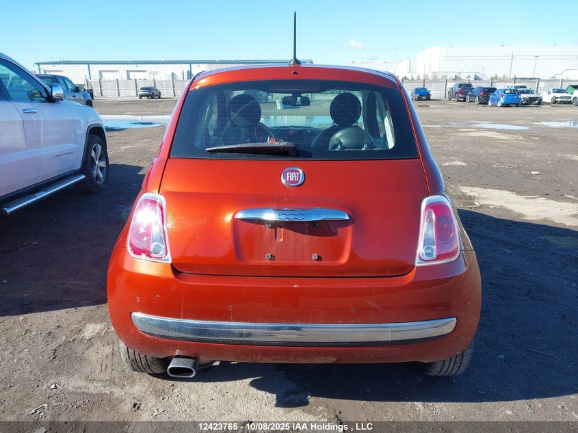 2013 Fiat 500 Lounge VIN: 3C3CFFCR3DT534356 Lot: 12423765