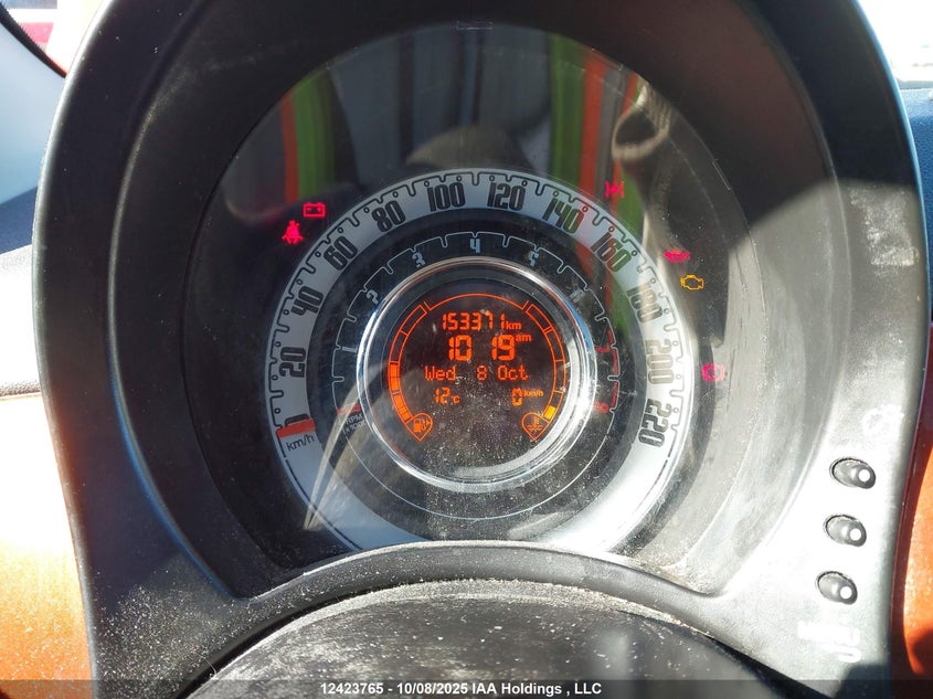 2013 Fiat 500 Lounge VIN: 3C3CFFCR3DT534356 Lot: 12423765