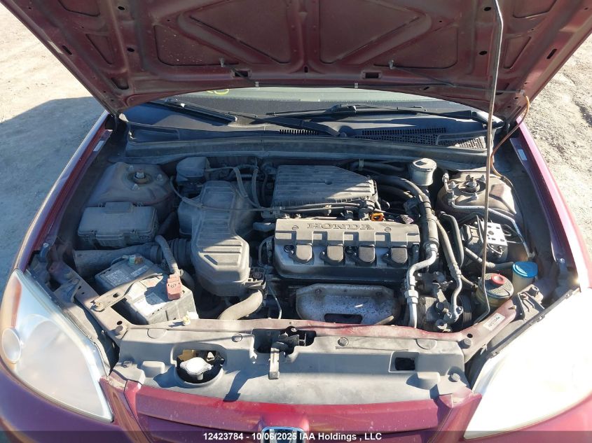 2002 Honda Civic Lx VIN: 2HGES16852H944637 Lot: 12423784