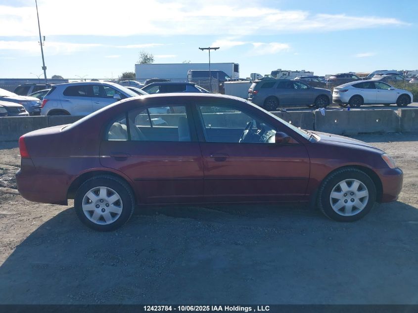 2002 Honda Civic Lx VIN: 2HGES16852H944637 Lot: 12423784