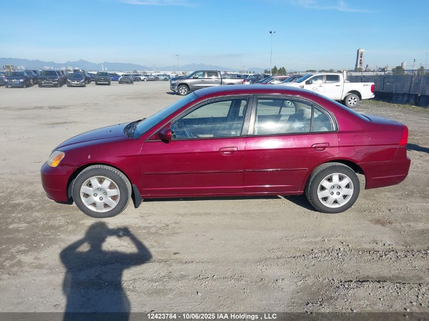 2002 Honda Civic Lx VIN: 2HGES16852H944637 Lot: 12423784