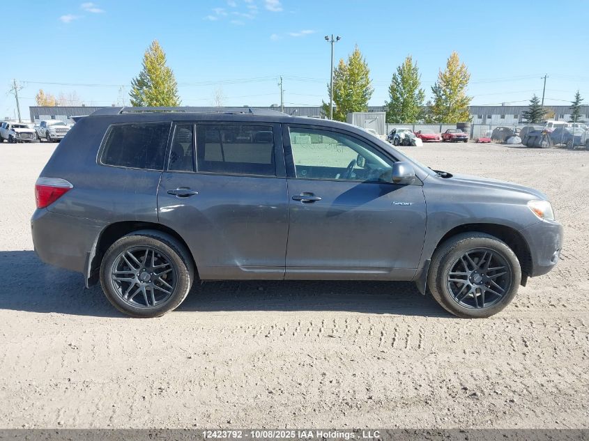 2008 Toyota Highlander Sport VIN: JTEES43A782091551 Lot: 12423792