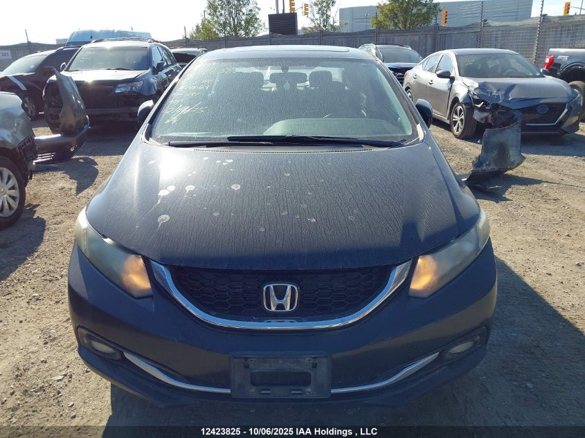 2015 Honda Civic Touring VIN: 2HGFB2F79FH018569 Lot: 12423825