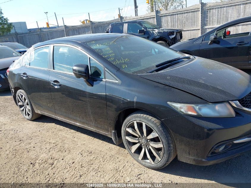 2015 Honda Civic Touring VIN: 2HGFB2F79FH018569 Lot: 12423825