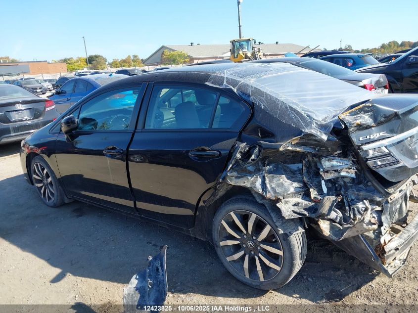 2015 Honda Civic Touring VIN: 2HGFB2F79FH018569 Lot: 12423825