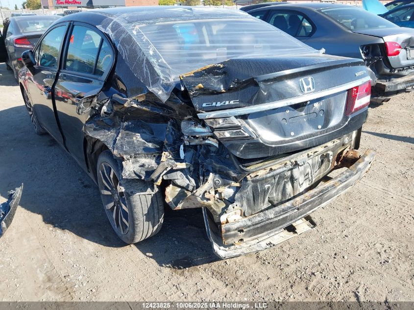 2015 Honda Civic Touring VIN: 2HGFB2F79FH018569 Lot: 12423825