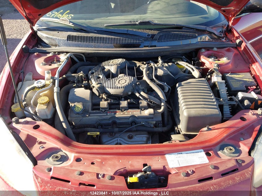 2001 Chrysler Sebring Lx VIN: 1C3EL45U21N664776 Lot: 12423841