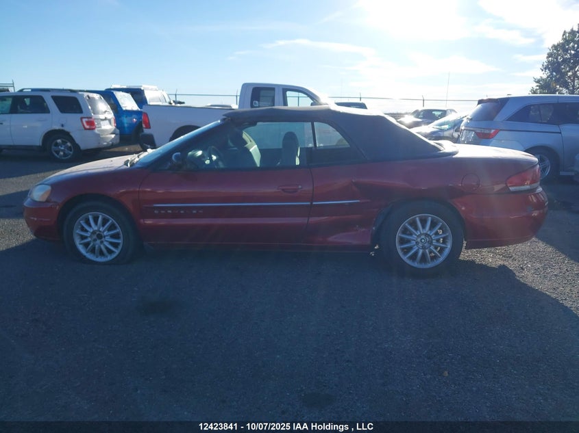 2001 Chrysler Sebring Lx VIN: 1C3EL45U21N664776 Lot: 12423841