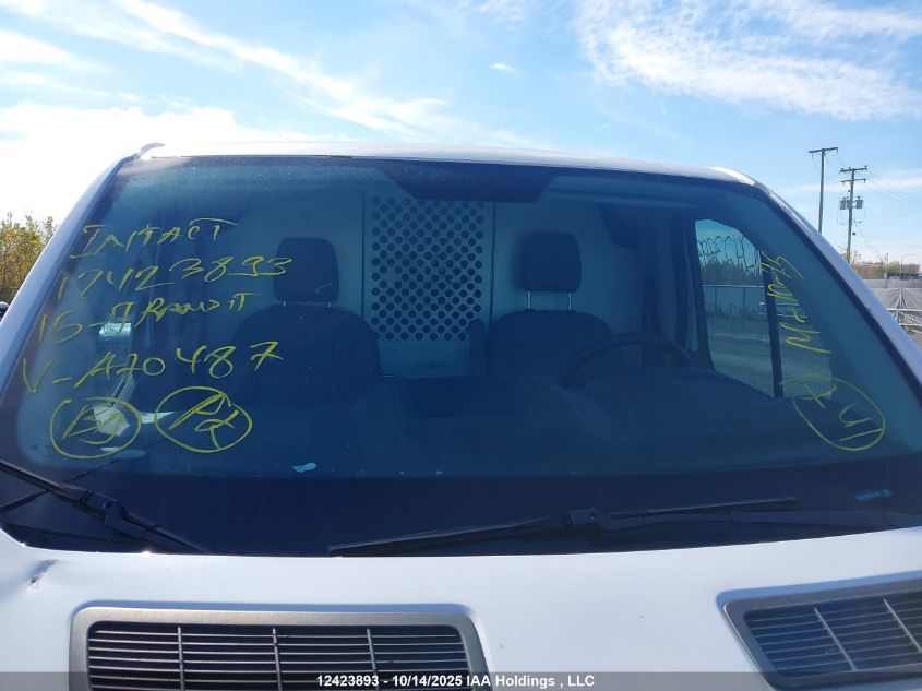 2015 Ford Transit-250 VIN: 1FTNR1ZM0FKA70487 Lot: 12423893