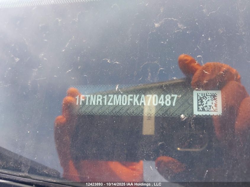 2015 Ford Transit-250 VIN: 1FTNR1ZM0FKA70487 Lot: 12423893
