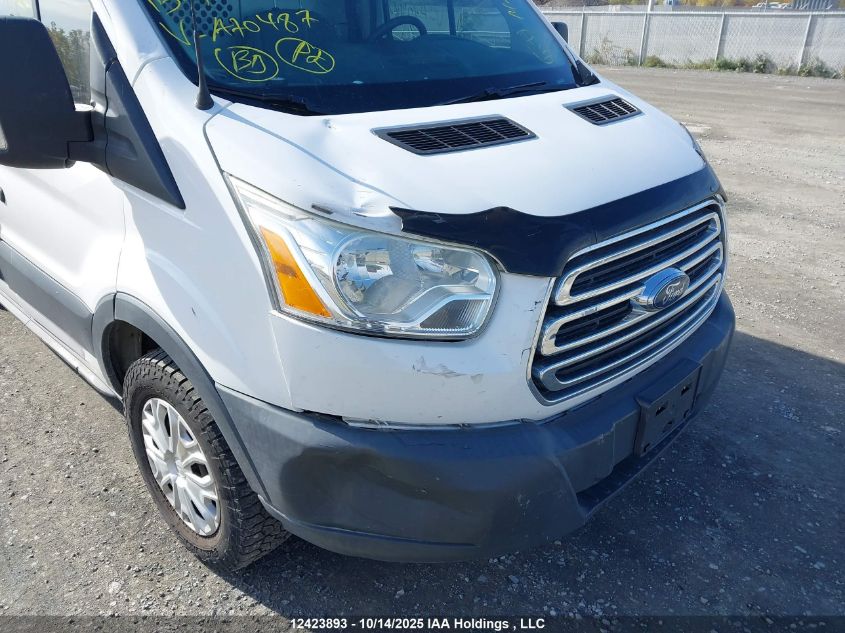 2015 Ford Transit-250 VIN: 1FTNR1ZM0FKA70487 Lot: 12423893