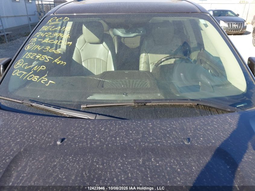 2013 GMC Acadia Denali VIN: 1GKKVTKD7DJ114366 Lot: 12423946