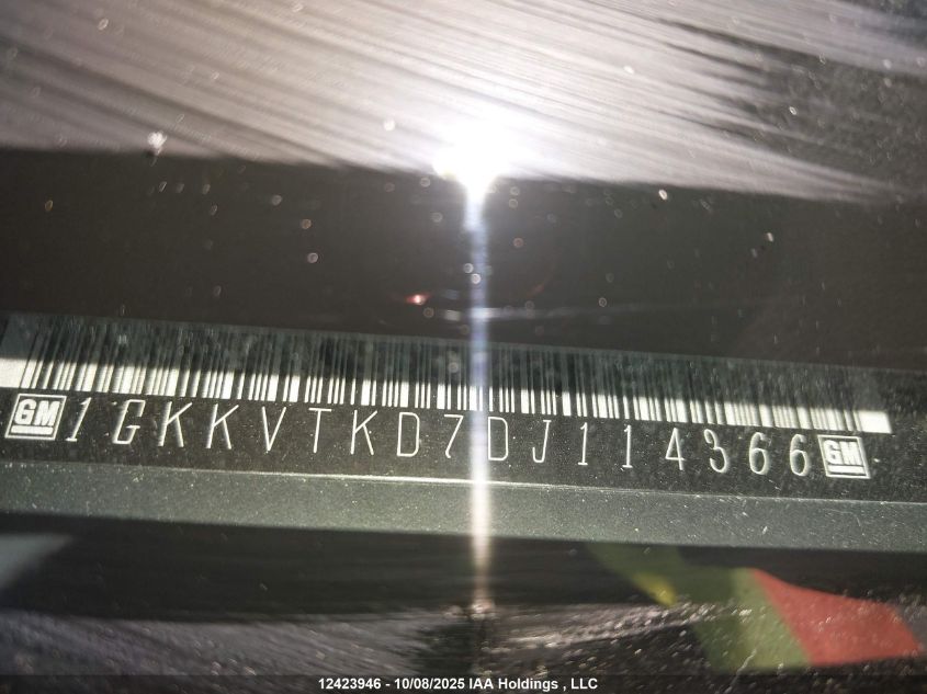 2013 GMC Acadia Denali VIN: 1GKKVTKD7DJ114366 Lot: 12423946