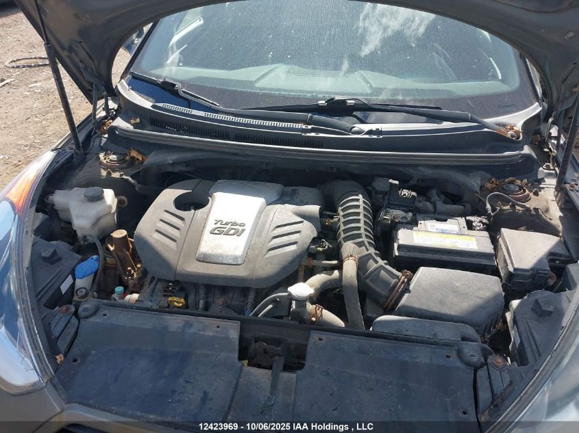 2013 Hyundai Veloster Turbo VIN: KMHTC6AE3DU158425 Lot: 12423969