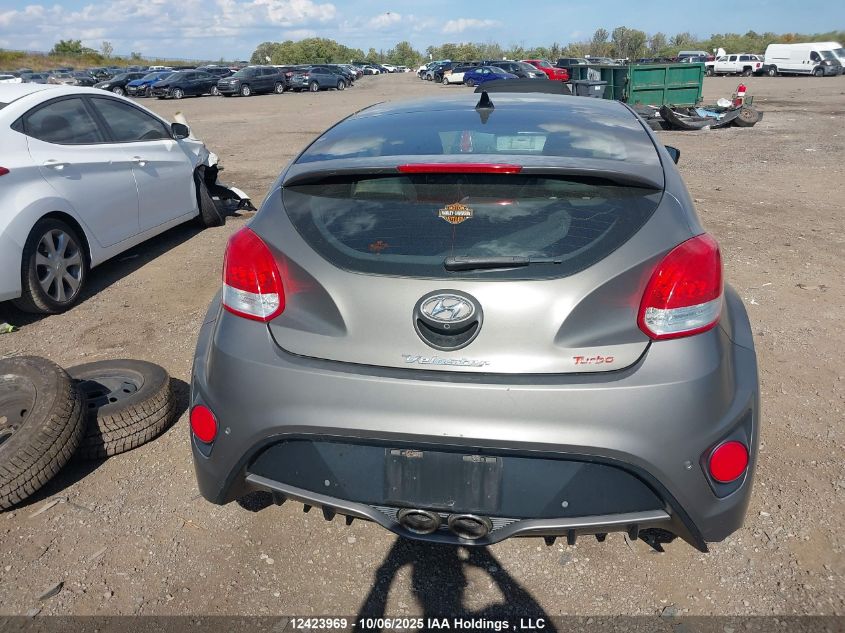 2013 Hyundai Veloster Turbo VIN: KMHTC6AE3DU158425 Lot: 12423969