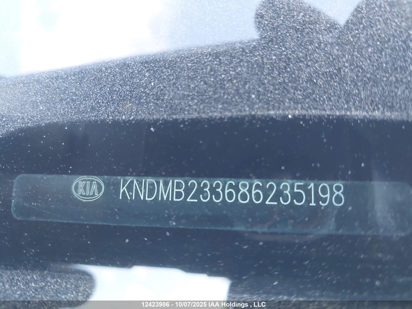 2008 Kia Sedona Ex VIN: KNDMB233686235198 Lot: 12423986