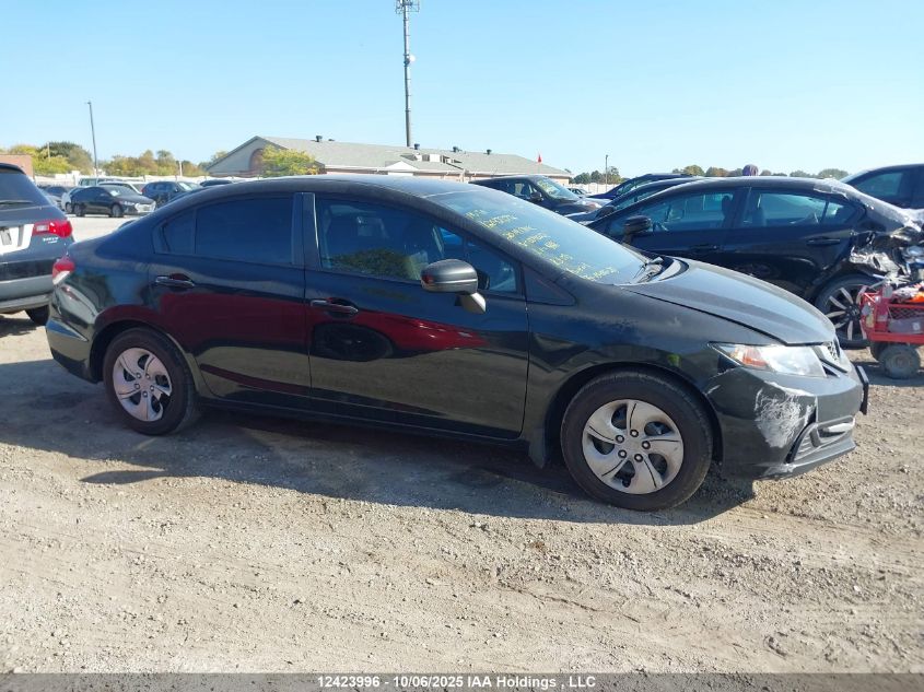 2014 Honda Civic VIN: 2HGFB2F48EH004022 Lot: 12423996