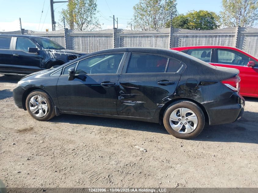 2014 Honda Civic VIN: 2HGFB2F48EH004022 Lot: 12423996