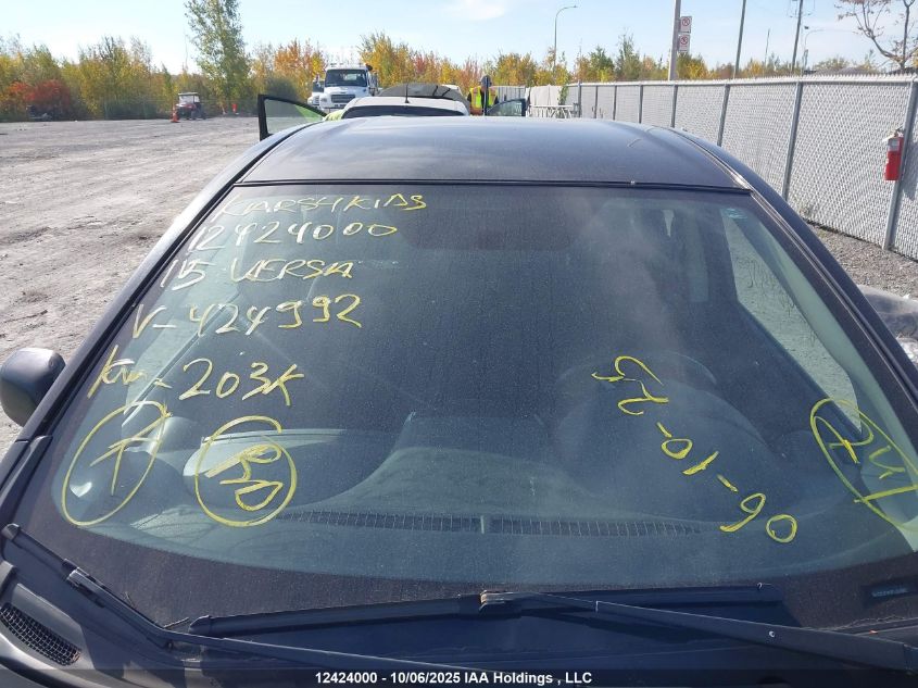 2015 Nissan Versa Note S/S Plus/Sv/Sl/Sr VIN: 3N1CE2CP2FL424992 Lot: 12424000