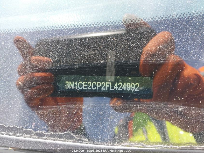 2015 Nissan Versa Note S/S Plus/Sv/Sl/Sr VIN: 3N1CE2CP2FL424992 Lot: 12424000