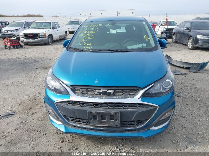 2020 Chevrolet Spark 1Lt VIN: KL8CD6SA7LC406508 Lot: 12424019