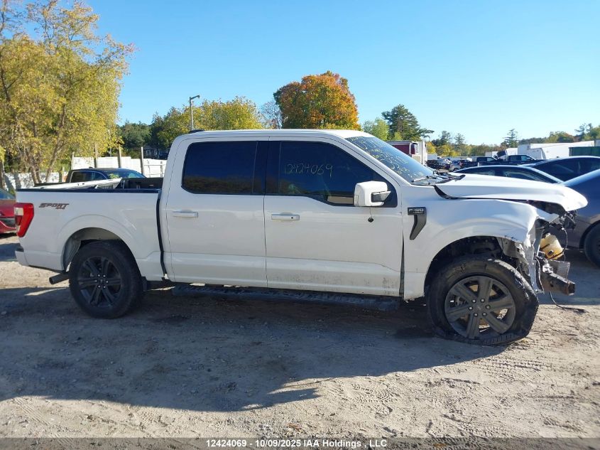 2023 Ford F-150 Lariat VIN: 1FTFW1E87PFC45883 Lot: 12424069