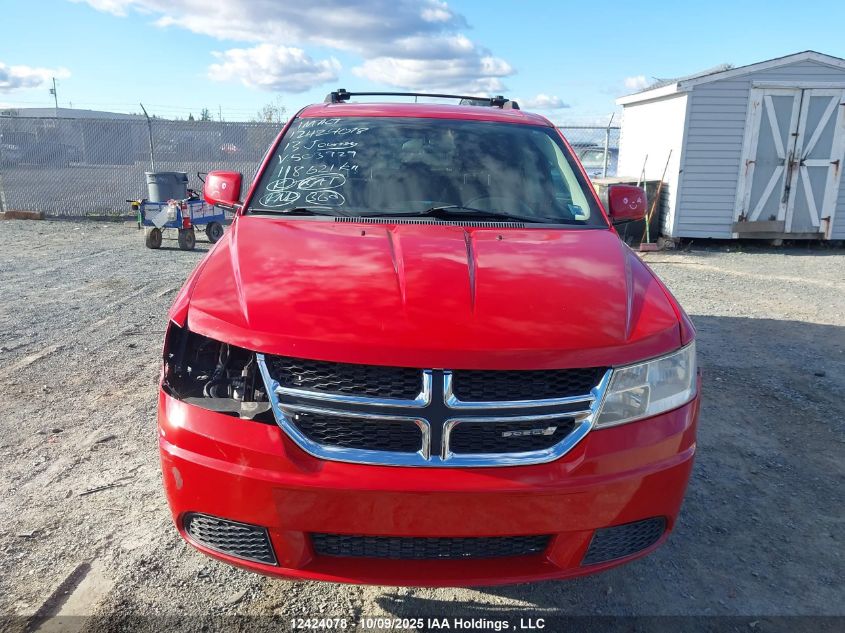 2013 Dodge Journey Cvp/Se Plus VIN: 3C4PDCAB2DT503929 Lot: 12424078
