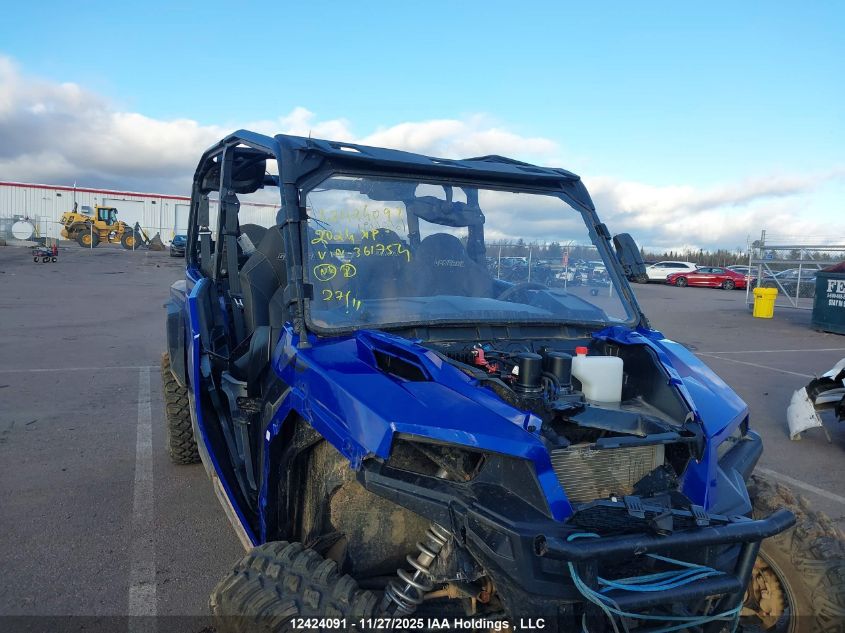 2024 Polaris General Xp 4 1000 Ultimate VIN: 3NSGMK99XRH361754 Lot: 12424091
