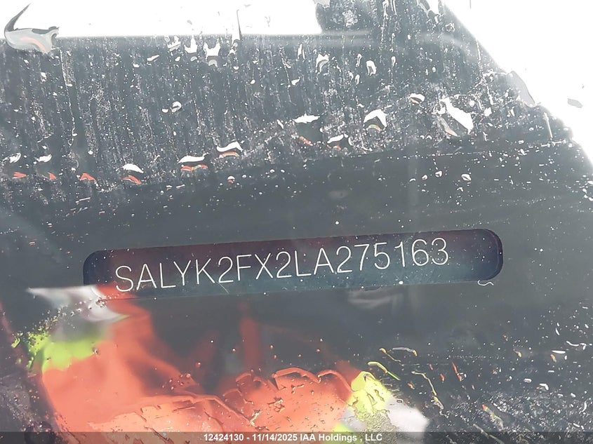 SALYK2FX2LA275163 2020 LAND ROVER RANGE ROVER VELAR photo no. 20