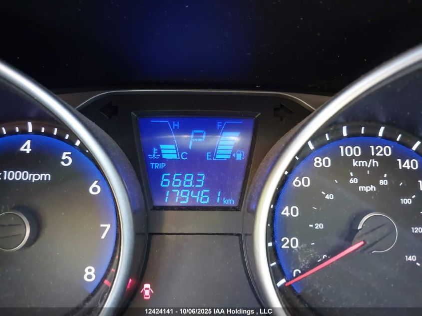 2010 Hyundai Tucson Gls VIN: KM8JTCAC9AU113506 Lot: 12424141