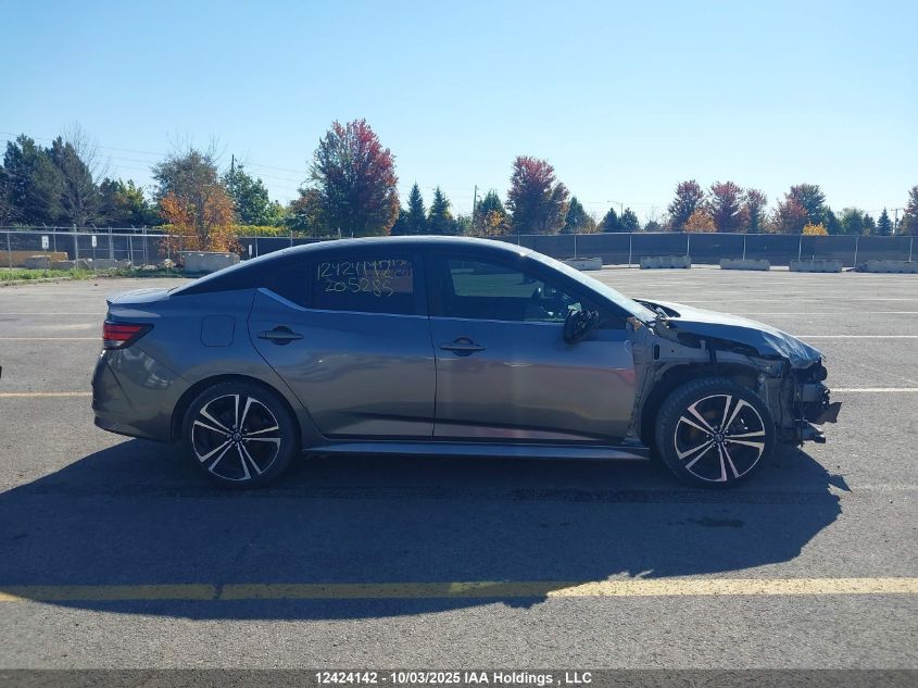 2020 Nissan Sentra Sr VIN: 3N1AB8DV2LY205285 Lot: 12424142
