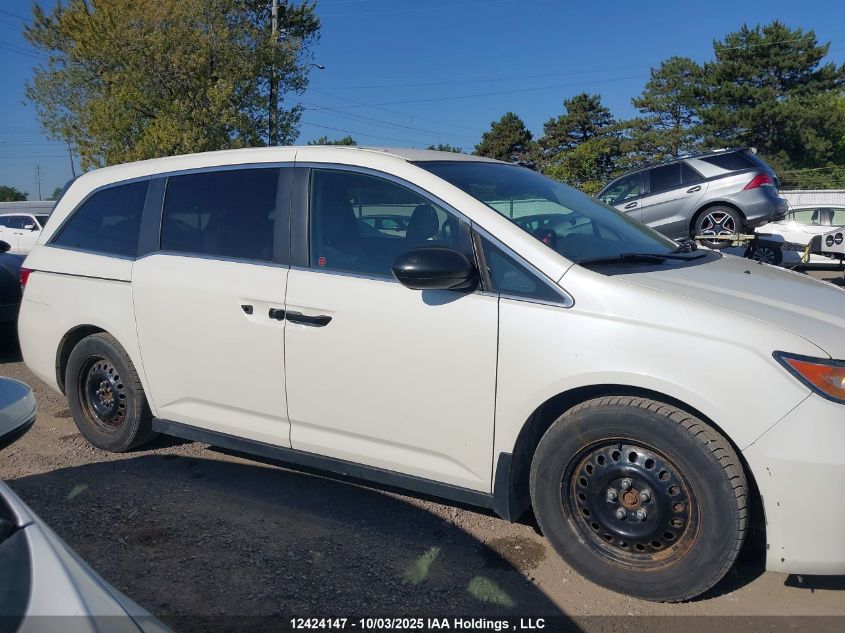 2015 Honda Odyssey Lx VIN: 5FNRL5H2XFB504826 Lot: 12424147