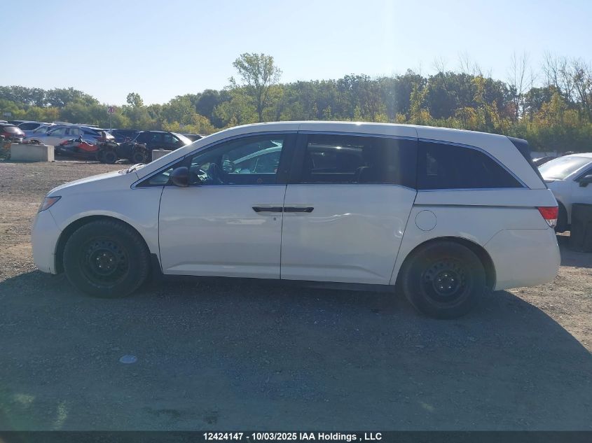 2015 Honda Odyssey Lx VIN: 5FNRL5H2XFB504826 Lot: 12424147