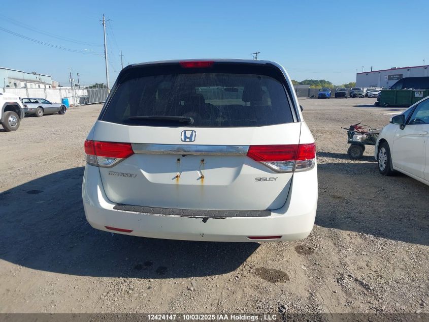 2015 Honda Odyssey Lx VIN: 5FNRL5H2XFB504826 Lot: 12424147