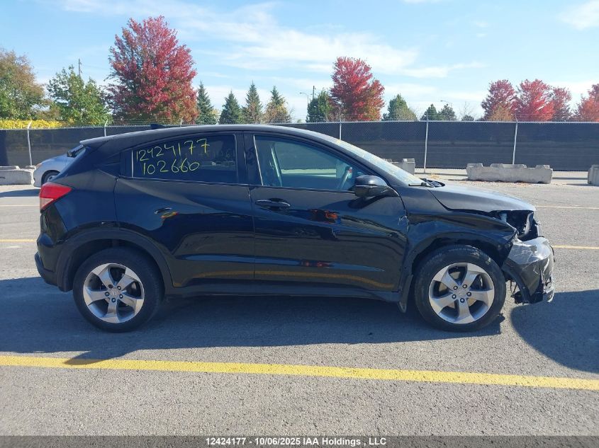 2017 Honda Hr-V Ex VIN: 3CZRU6H50HM102660 Lot: 12424177