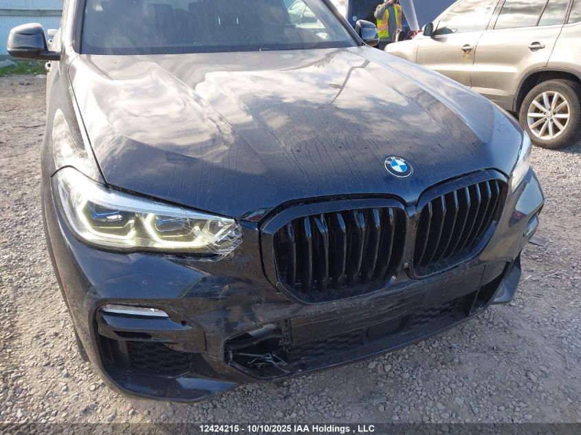 2021 BMW X5 xDrive40I VIN: 5UXCR6C02M9F63698 Lot: 12424215