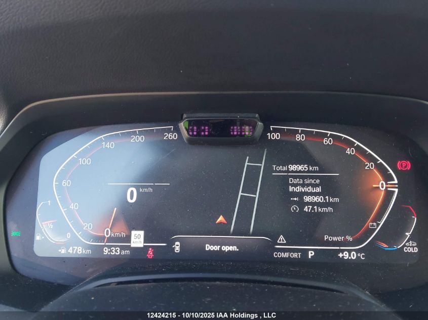 2021 BMW X5 xDrive40I VIN: 5UXCR6C02M9F63698 Lot: 12424215