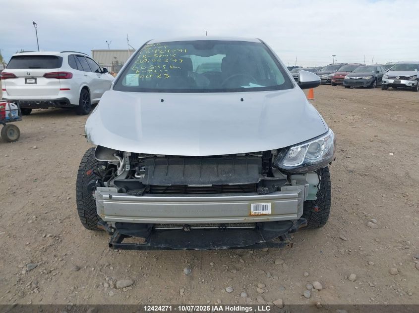 2018 Chevrolet Sonic Lt Auto VIN: 1G1JD6SHXJ4109373 Lot: 12424271