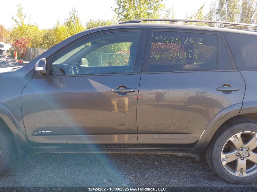 2012 Toyota Rav4 Sport VIN: 2T3RF4DV3CW216122 Lot: 12424282