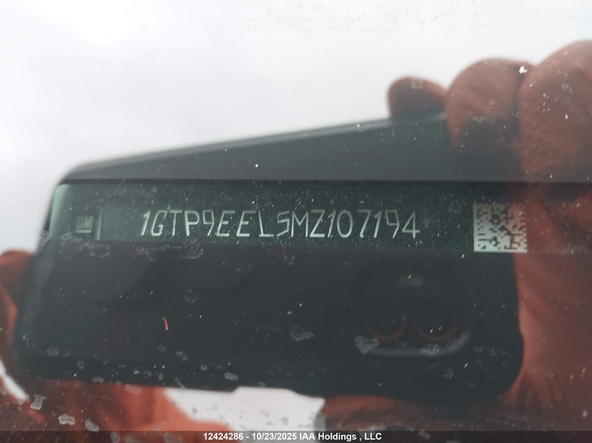 2021 GMC Sierra K1500 At4 VIN: 1GTP9EEL5MZ107194 Lot: 12424286