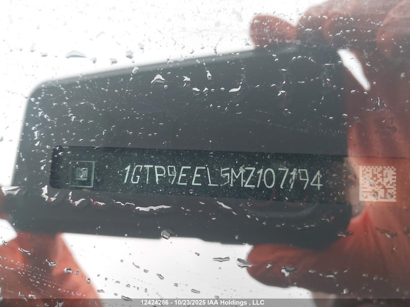 2021 GMC Sierra K1500 At4 VIN: 1GTP9EEL5MZ107194 Lot: 12424286