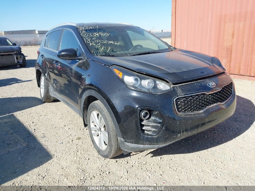 2018 Kia Sportage Lx VIN: KNDPMCACXJ7338978 Lot: 12424312