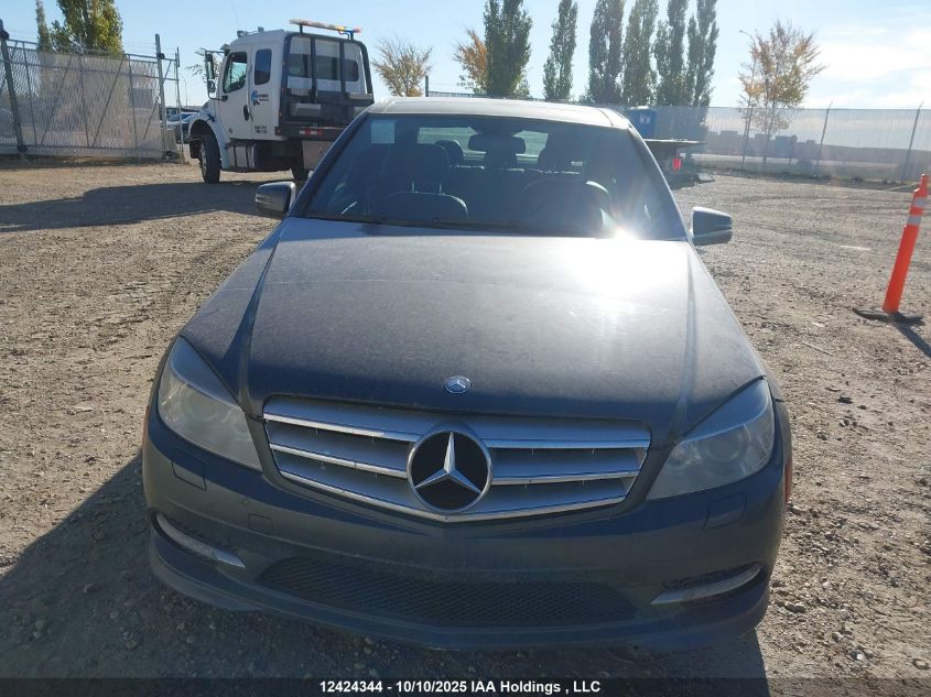 2011 Mercedes-Benz C 350 4Matic VIN: WDDGF8HB4BA521078 Lot: 12424344