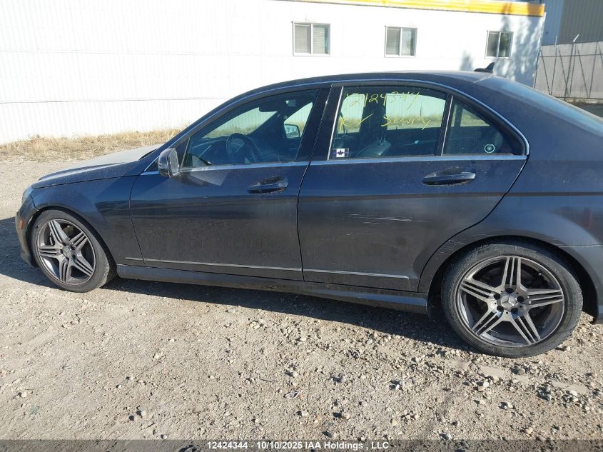 2011 Mercedes-Benz C 350 4Matic VIN: WDDGF8HB4BA521078 Lot: 12424344