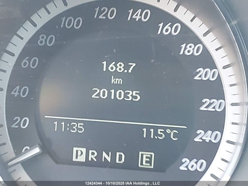 2011 Mercedes-Benz C 350 4Matic VIN: WDDGF8HB4BA521078 Lot: 12424344