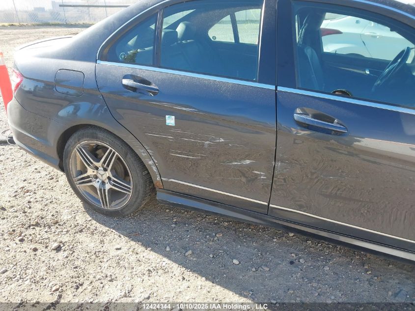 2011 Mercedes-Benz C 350 4Matic VIN: WDDGF8HB4BA521078 Lot: 12424344