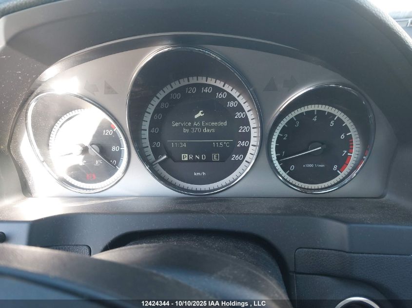 2011 Mercedes-Benz C 350 4Matic VIN: WDDGF8HB4BA521078 Lot: 12424344